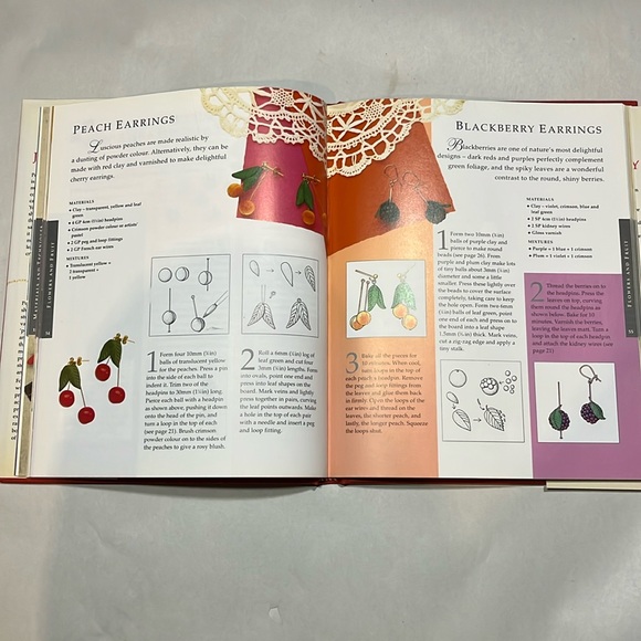 1997 Making Polymer Clay Jewellery Hardcopy BOOK Jewelry Artisan Sue Heaser Art - Picture 15 of 16